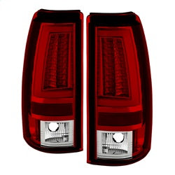 Spyder Auto 5081926 LED Tail Lights - Version 2 - Red Clear