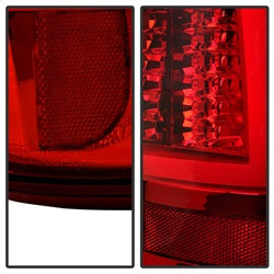 Spyder Auto 5081926 LED Tail Lights - Version 2 - Red Clear