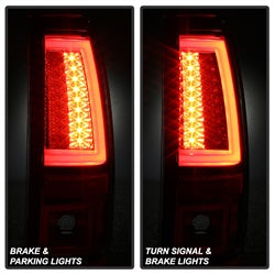 Spyder Auto 5081933 LED Tail Lights - Version 2 - Red Smoke