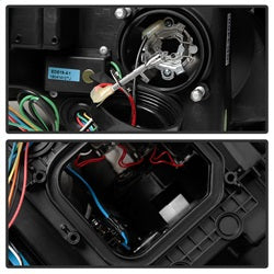 Spyder Auto 5082800 Projector Headlights - DRL LED - Black