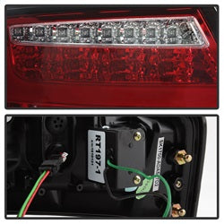 Spyder Auto 5083258 LED Tail Lights - Red Clear