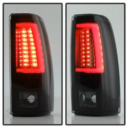 Spyder Auto 5083272 LED Tail Lights - Version 2 - Black Smoke