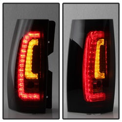 Spyder Auto 5083425 LED Tail Lights - Version 2 - Black Smoke