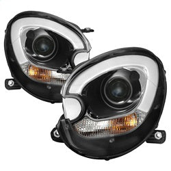 Spyder Auto 5083449 Projector Headlights - LBDRL - Black