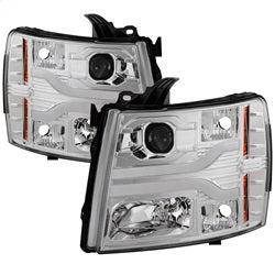 Spyder Auto 5083616 Projector Headlights - Version 3 - LED DRL - Chrome