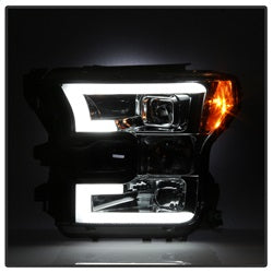 Spyder Auto 5083678 Projector Headlights - Light Bar DRL LED - Smoke