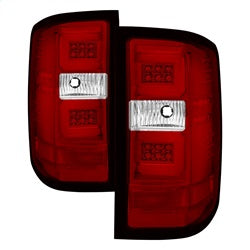Spyder Auto 5083753 LED Tail Lights - Red Clear
