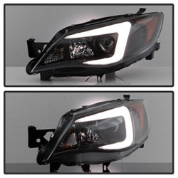 Spyder Auto 5083937 Projector Headlights - Light Bar DRL - Black