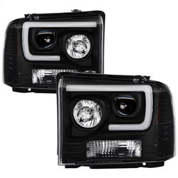 Spyder Auto 5084507 Light Bar Projector Headlights - Black