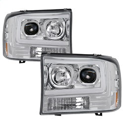 Spyder Auto 1PC Light Bar Projector Headlights - Chrome - 5084675