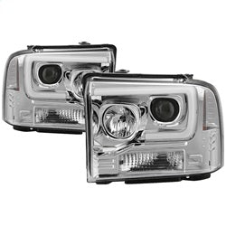 Spyder Auto 5084682 Projector Headlights - Version 2 - Light Bar DRL - Black