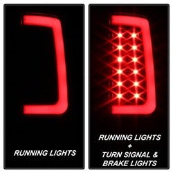 Spyder Auto 5084743 LED Tail Lights - Version 2 - Black