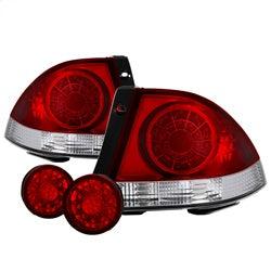 Spyder Auto 5085061 LED Tail Lights - Red Clear