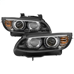 Spyder Auto 5085184 Projector Headlights - LED DRL - Black