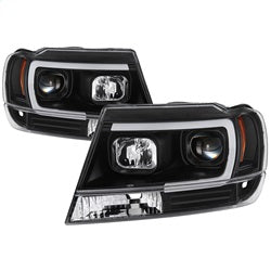 Spyder Auto 5085221 Light Bar Projector Headlights - Version 2 - Black