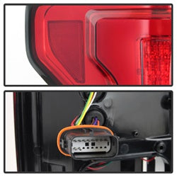 Spyder Auto 5085320 LED Tail Lights - Red Clear