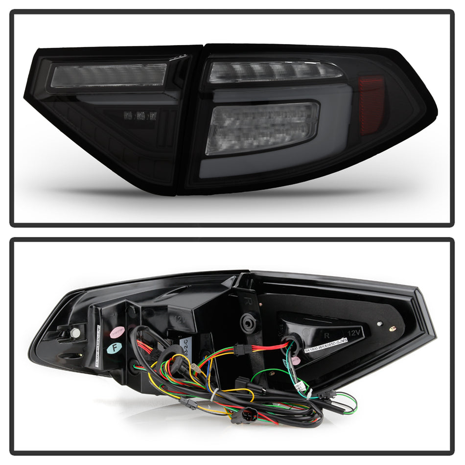 Spyder Auto 5086747 LED Tail Lights - Black Smoke