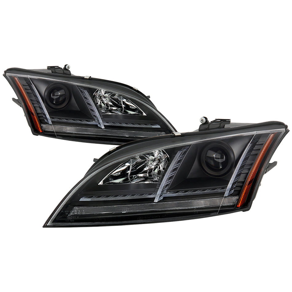 Spyder Auto 5086891 Projector Headlights - Sequential Turn Signal - Black