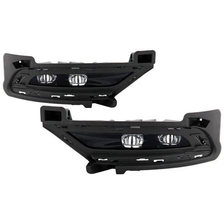 Spyder Auto 5086952 OEM Style Full LED Fog Lights W/Universal Switch - Clear