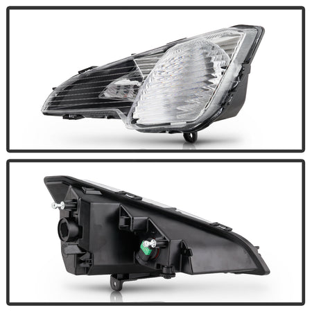 Spyder Auto 5087003 OEM Style Fog Light w/Universal Switch - Clear