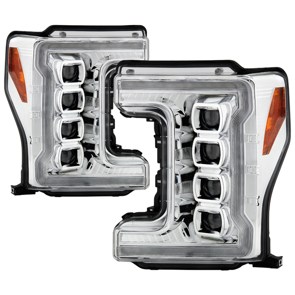 Spyder Auto 5087447 LED Headlights - Sequential Turn Signal - Black