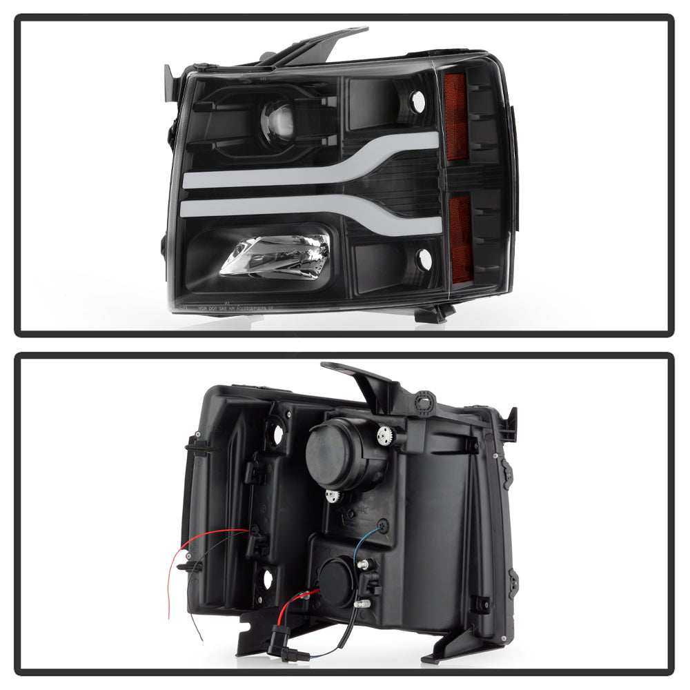 Spyder Auto 5087614 Projector Headlights - Black