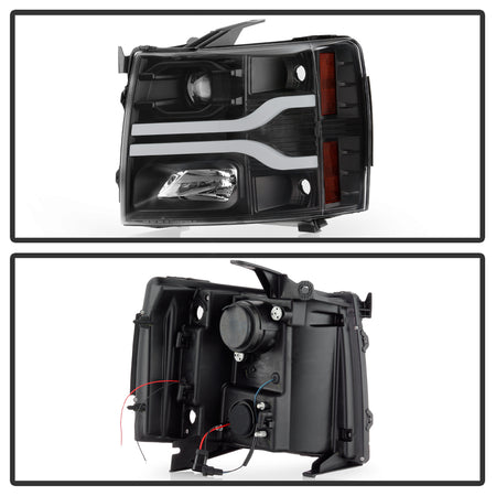 Spyder Auto 5087614 Projector Headlights - Black