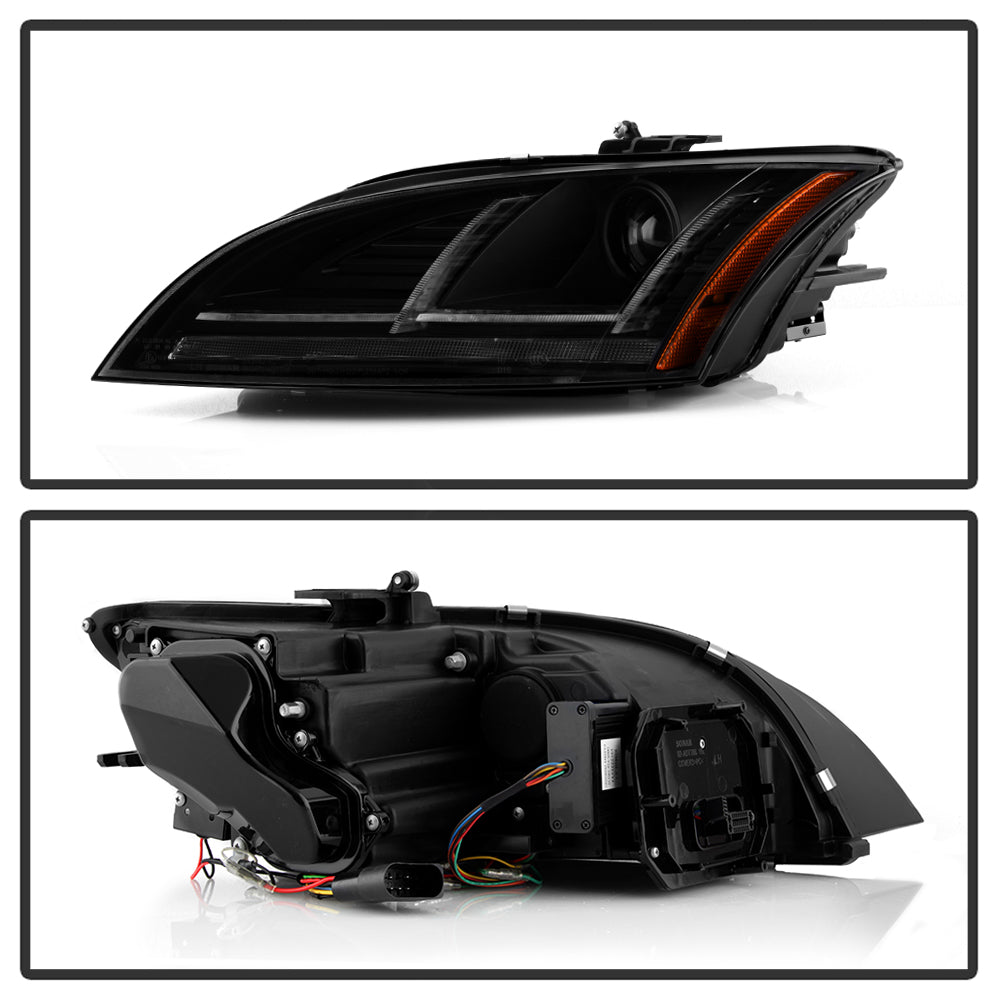 Spyder Auto 5087621 Projector Headlights - Sequential Signal - Black