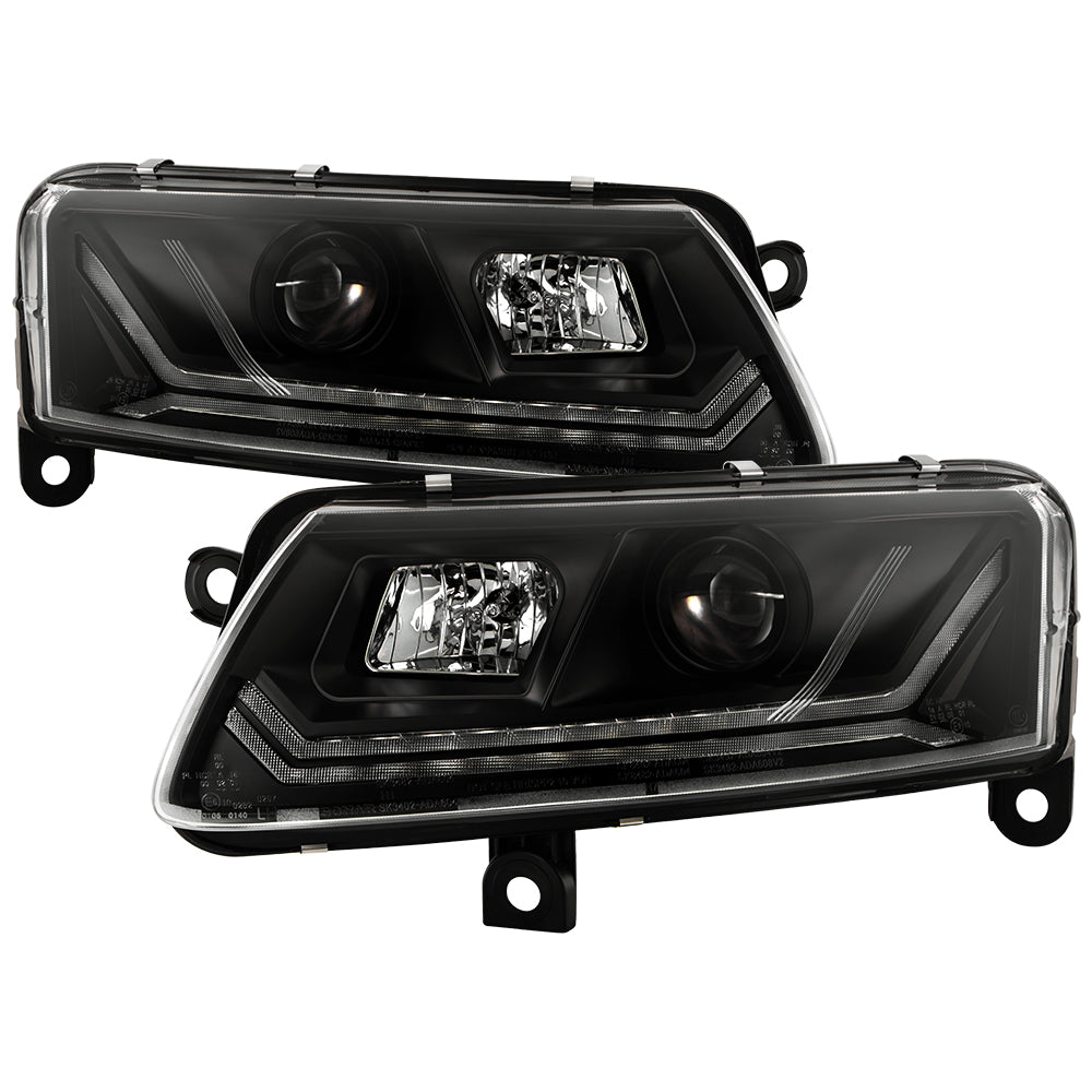 Spyder Auto 5087706 Projector Headlights - Sequential LED Turn Signal Lights