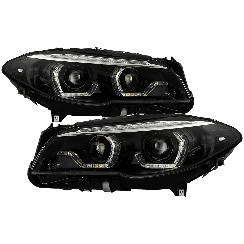 Spyder Auto 5088208 AFS Version Projector Headlights - Sequential LED Turn Signal - Black