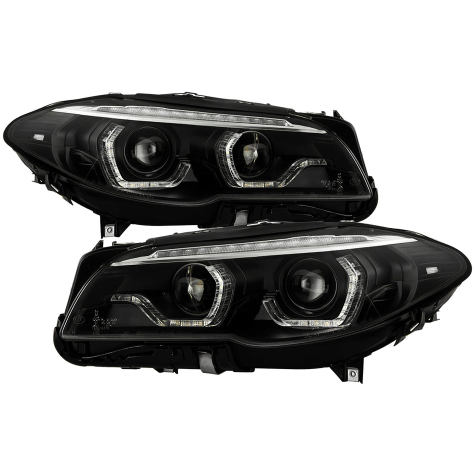 Spyder Auto 5088208 AFS Version Projector Headlights - Sequential LED Turn Signal - Black