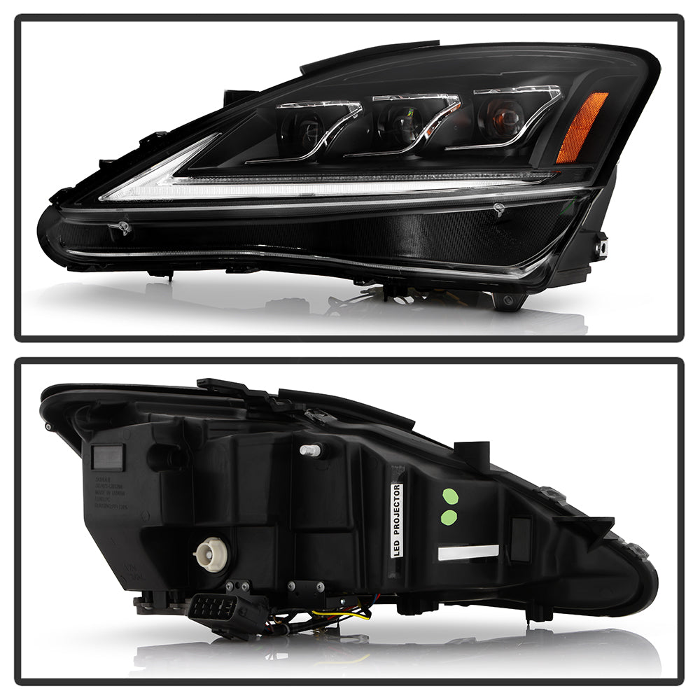 Spyder Auto 5088246 High-Power LED Module ( Low Beam ) Equipped Headlights - Black