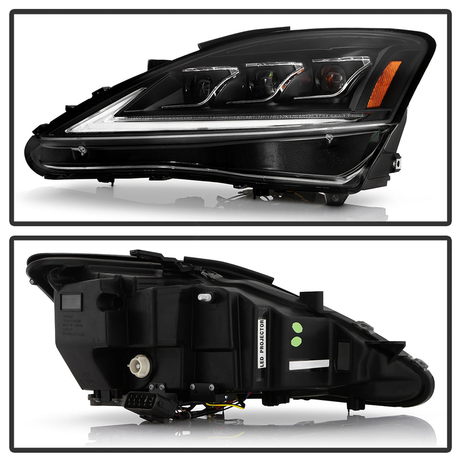 Spyder Auto 5088246 High-Power LED Module ( Low Beam ) Equipped Headlights - Black