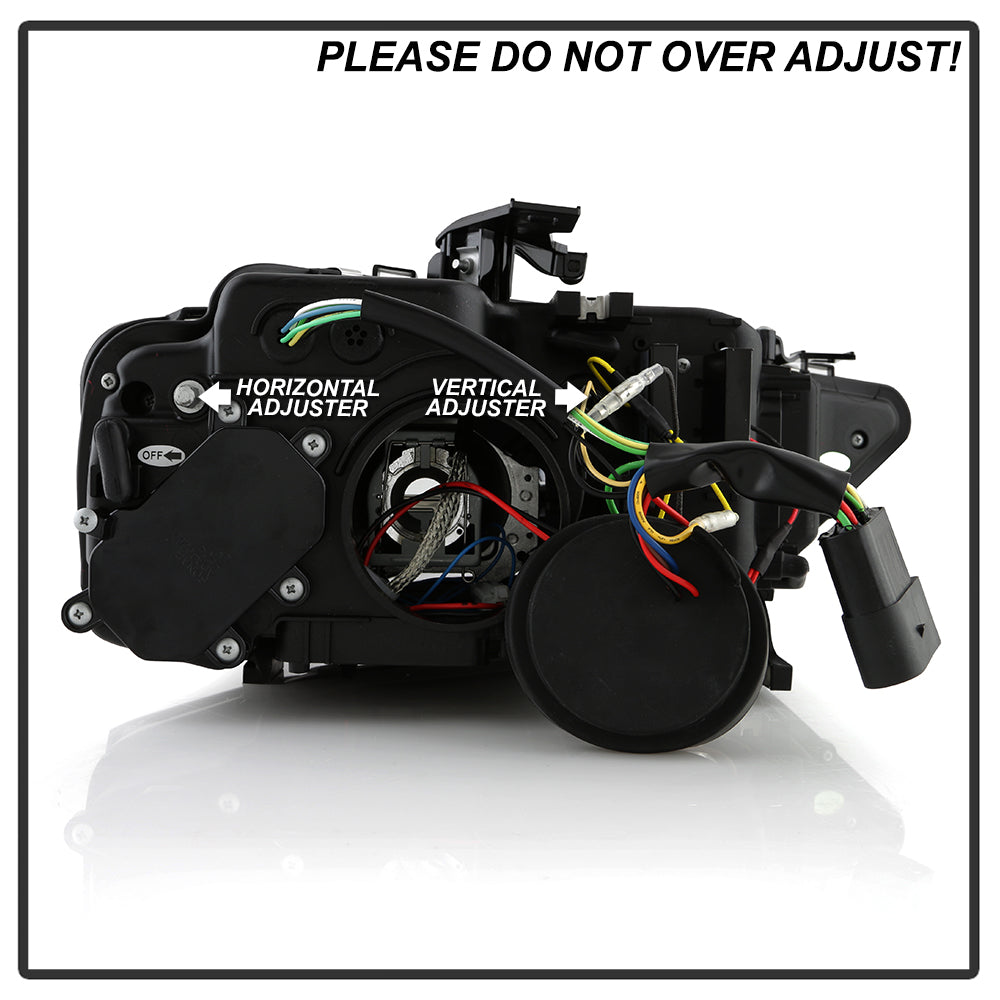 Spyder Auto 5088338 Projector Headlights - Switch Back Sequential LED Turn Signal - Black