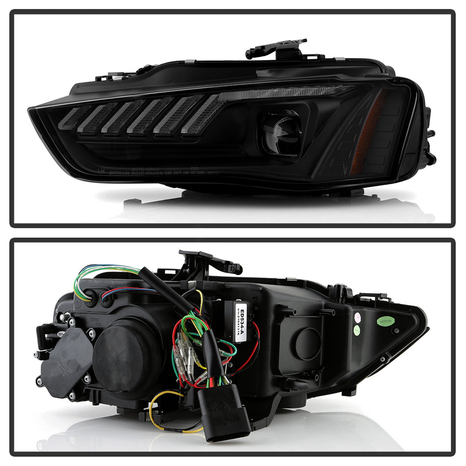 Spyder Auto 5088352 High-Power LED Module ( Low Beam ) Equipped Headlights - Black