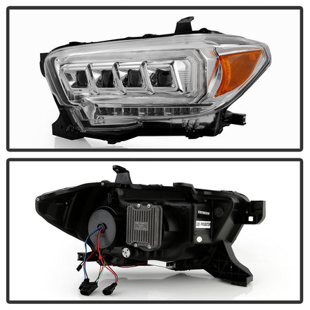Spyder Auto 5088369 Multi-Beam High-Power LED Module Equipped Headlights - Chrome