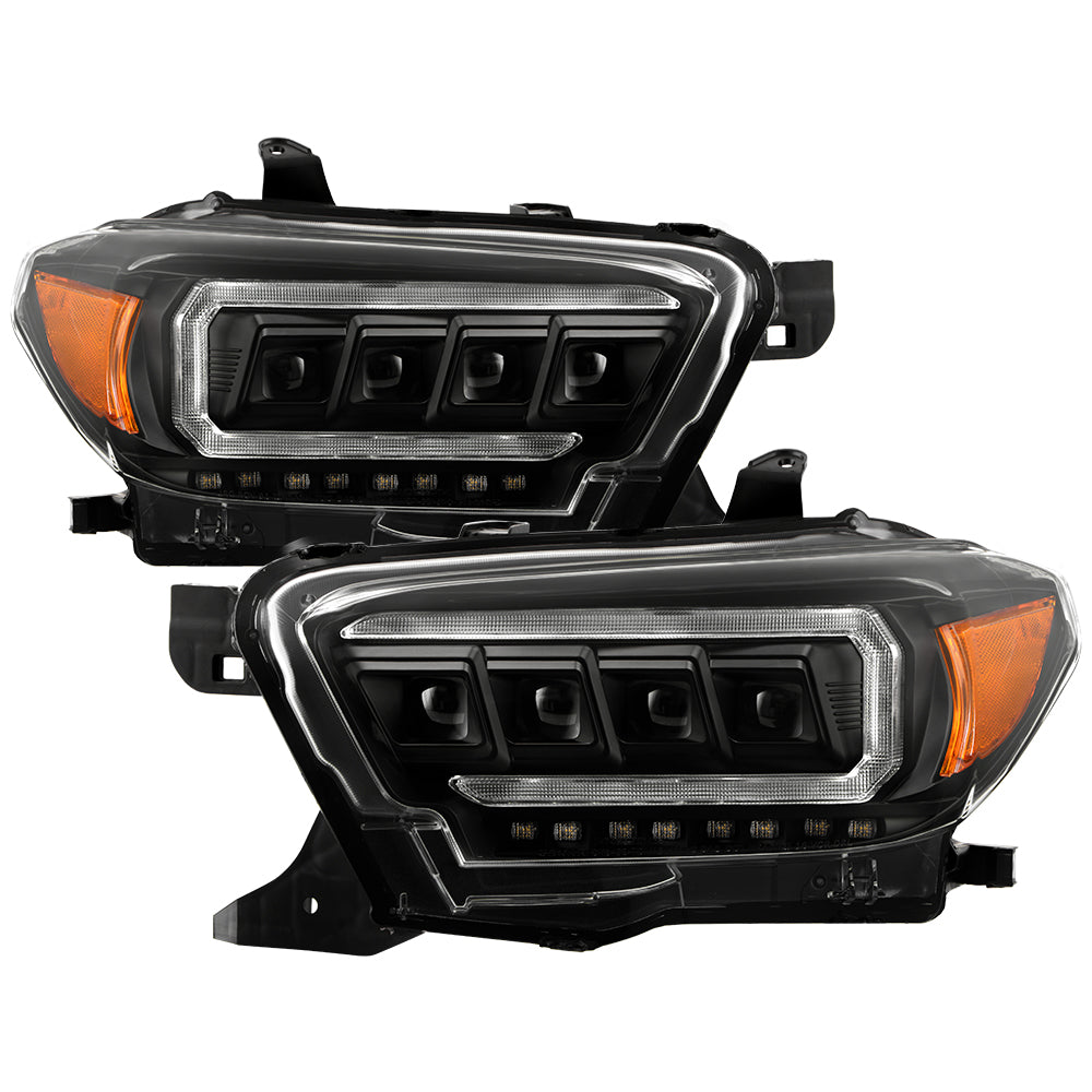 Spyder Auto 5088390 Multi-Beam High-Power LED Module Equipped Headlights - Black