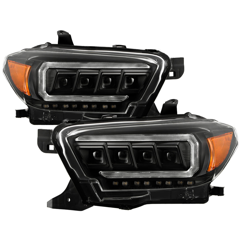 Spyder Auto 5088390 Multi-Beam High-Power LED Module Equipped Headlights - Black