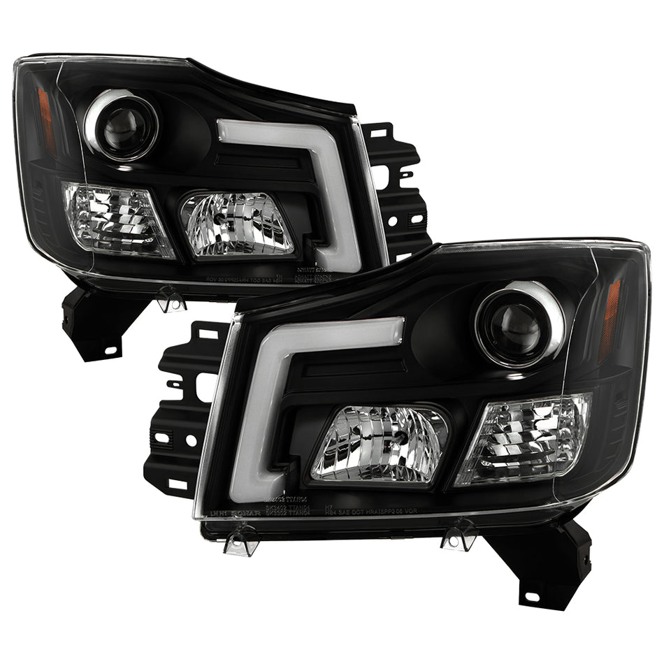 Spyder Auto 5088406 High-Power LED Module ( Low Beam ) Equipped Headlights - Black
