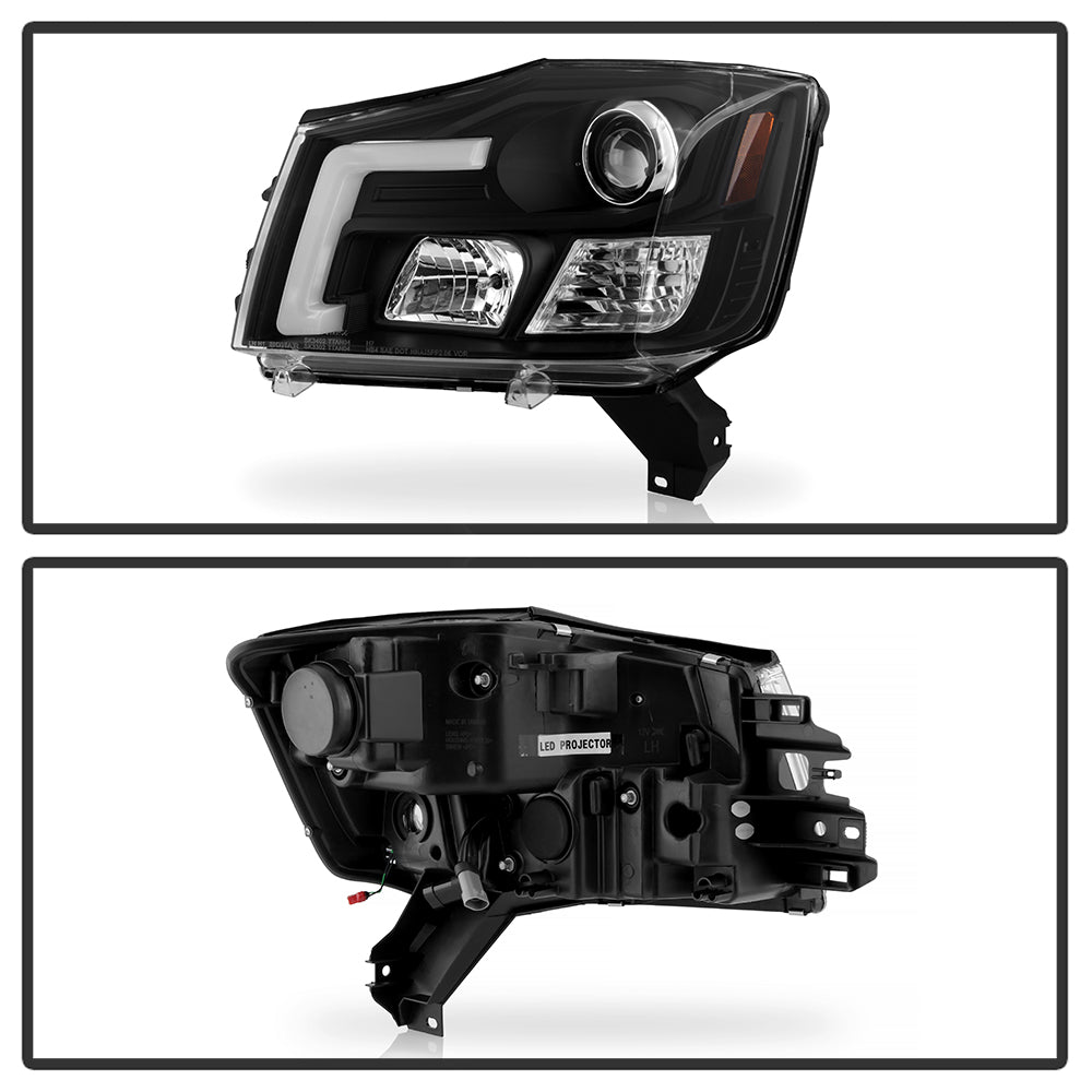 Spyder Auto 5088406 High-Power LED Module ( Low Beam ) Equipped Headlights - Black