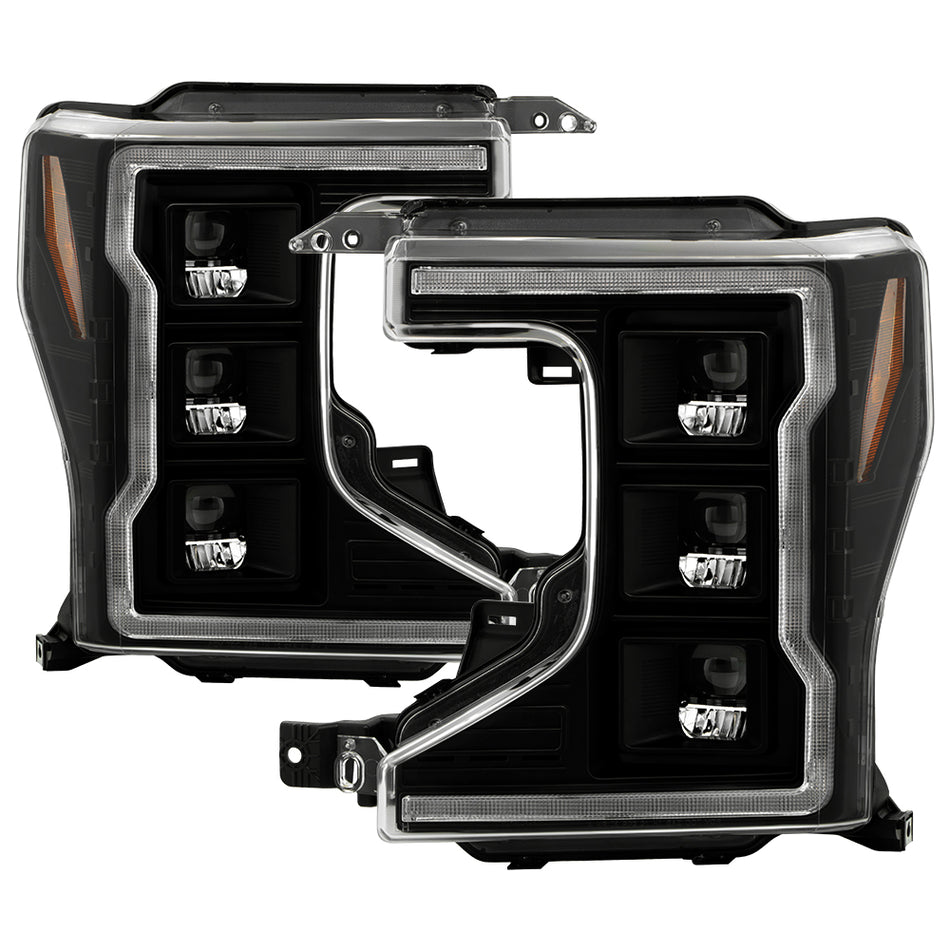 Spyder Auto 5088635 High-Power LED Module ( Low Beam ) Equipped Headlights - Black