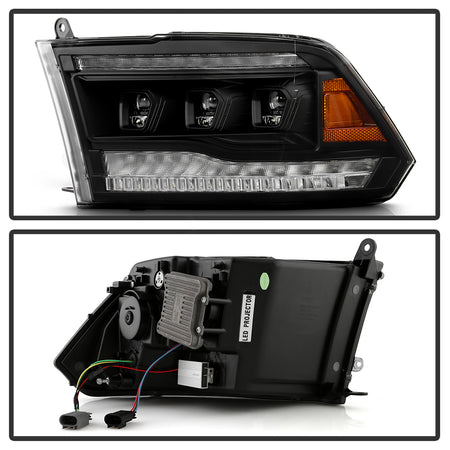 Spyder Auto 5088666 High-Power LED Module ( Low Beam ) Equipped Headlights - Version 2 - Black
