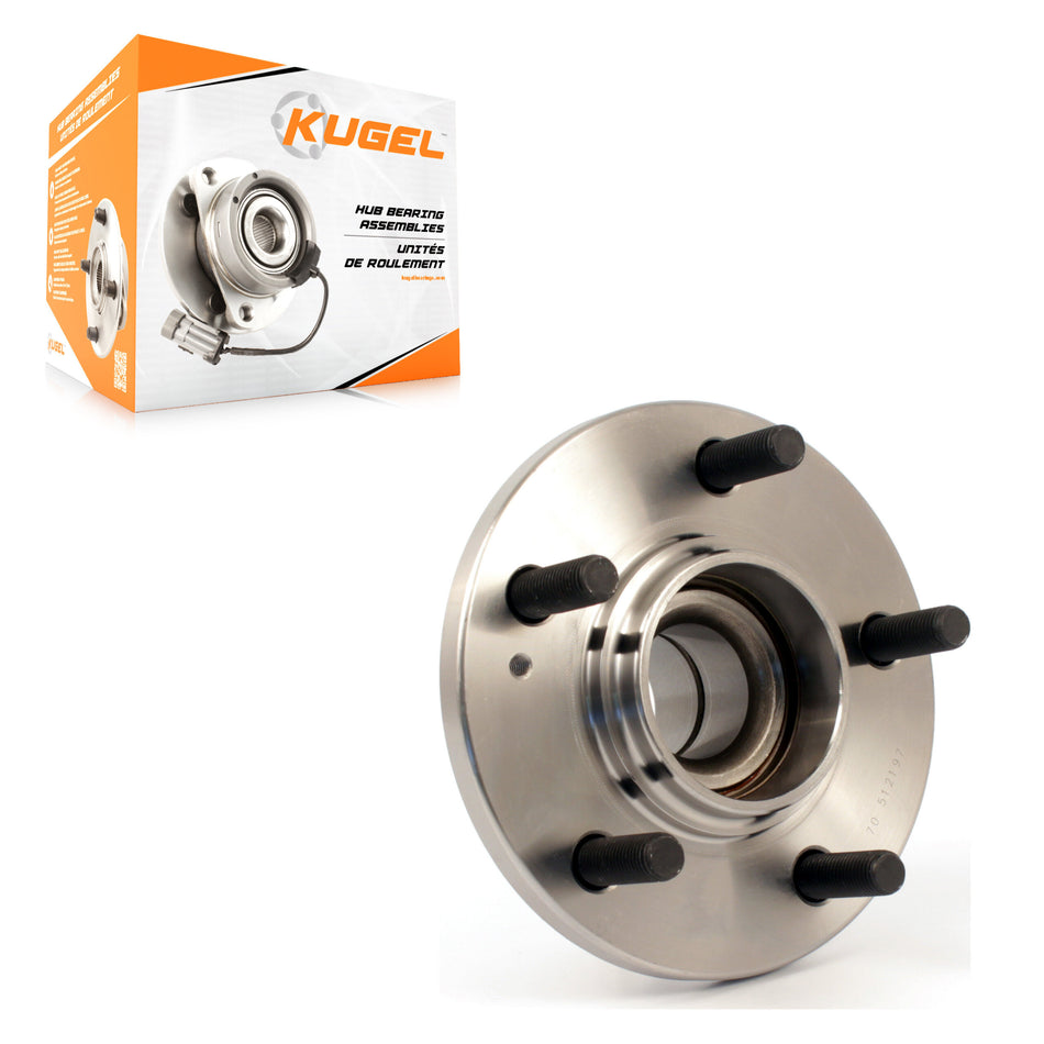 Rear Wheel Bearing Hub Assembly 70-512197 For 2001-2006 Hyundai Santa Fe FWD with Non-ABS