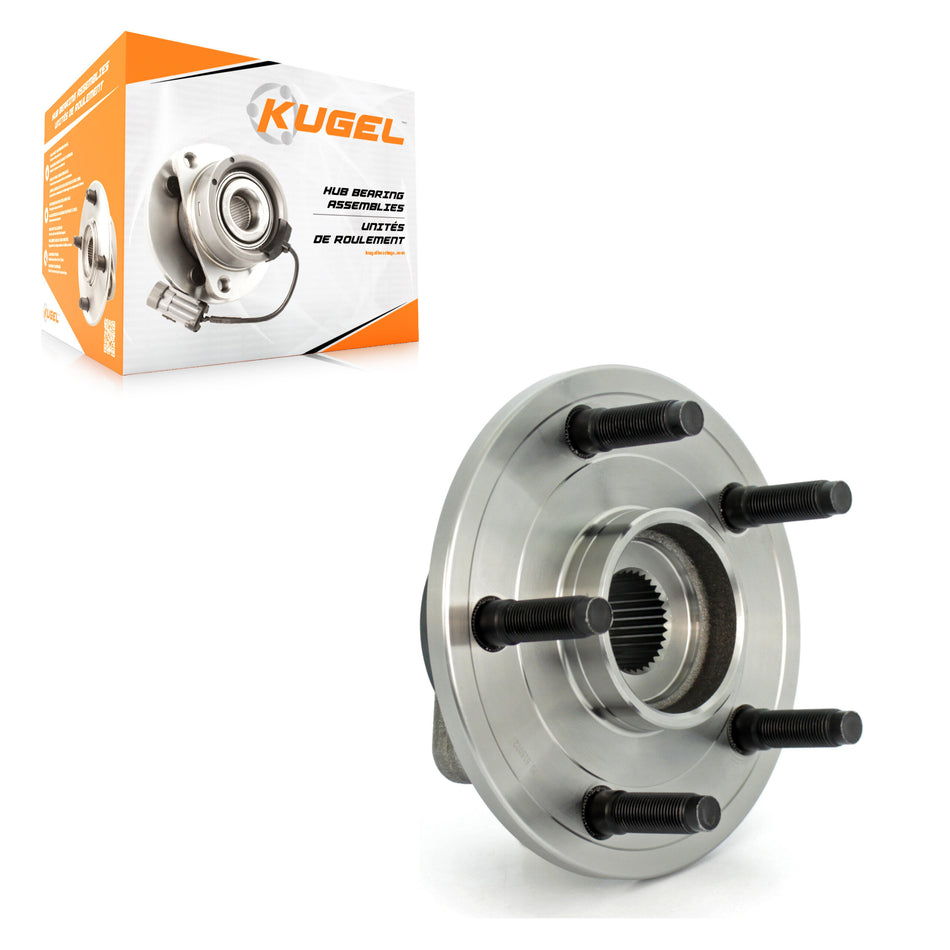 Front Wheel Bearing Hub Assembly 70-515072 For 02-08 Dodge Ram 1500 2-Wheel ABS With 5 Lug Wheels