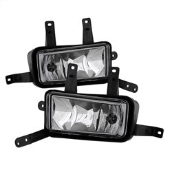 Spyder Auto 9031588 OEM Fog Lights W/Chrome trim Cover and Switch - Clear