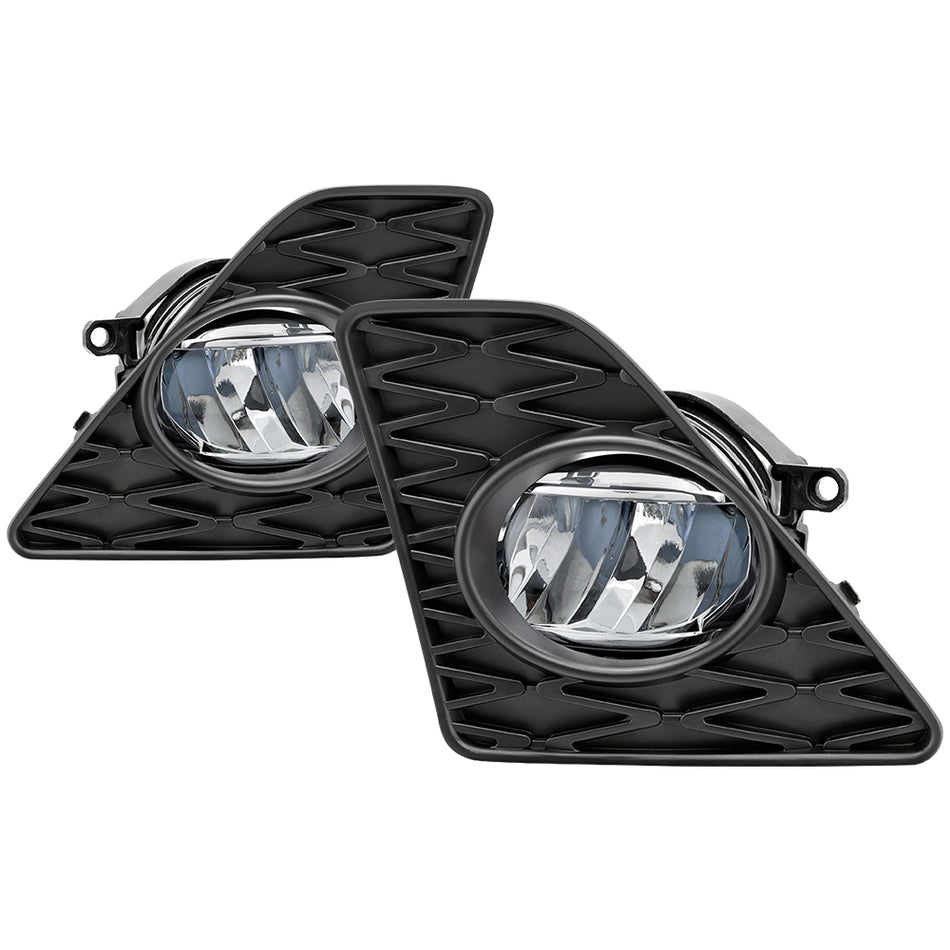 Spyder Auto 9044304 OEM LED Fog Lights w/OEM switch - Clear