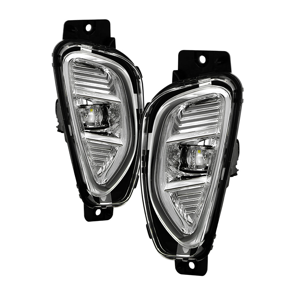 Spyder Auto 9051074 OEM Style LED Fog Lights w/Switch - Clear