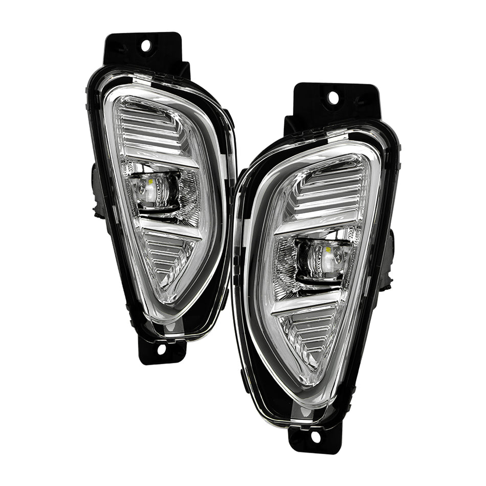 Spyder Auto 9051074 OEM Style LED Fog Lights w/Switch - Clear