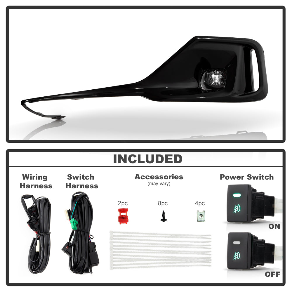 Spyder Auto 9051197 OEM Full LED Fog Lights w/Switch - Clear