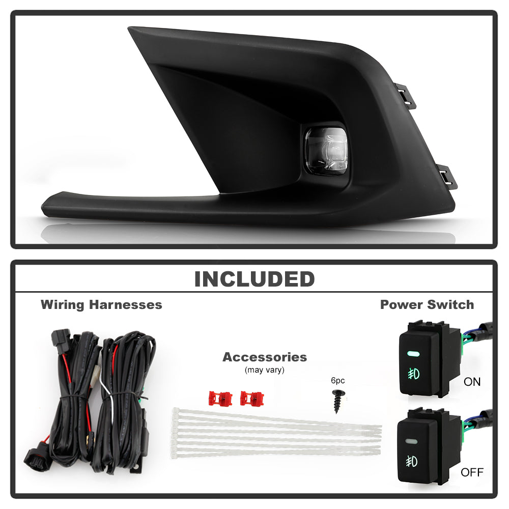 Spyder Auto 9051203 OEM Full LED Fog Lights w/Switch - Clear